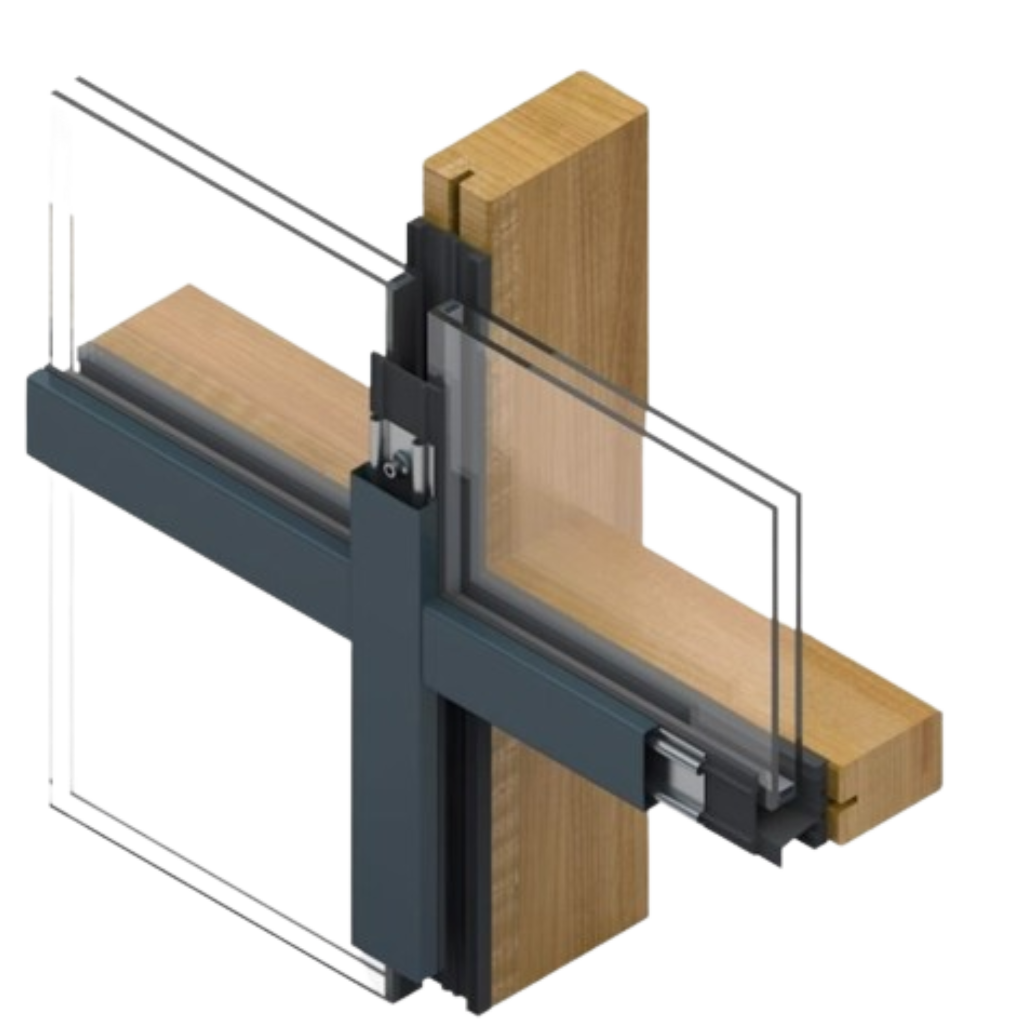 Hout-aluminium vliesgevels - Woodteq